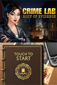 Crime Lab: Body of Evidence - Screenshot - Game Title Image