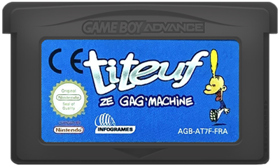 Titeuf: Ze Gag Machine - Cart - Front Image