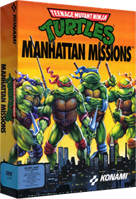 Teenage Mutant Ninja Turtles: Manhattan Missions - Box - 3D Image