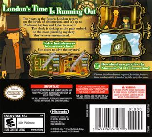 Professor Layton and the Unwound Future - Box - Back Image