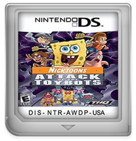 Nicktoons: Attack of the Toybots - Fanart - Cart - Front