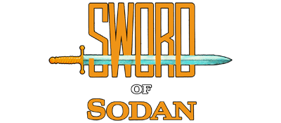 Sword of Sodan - Clear Logo Image