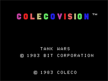 Tank Wars - Screenshot - Game Title Image