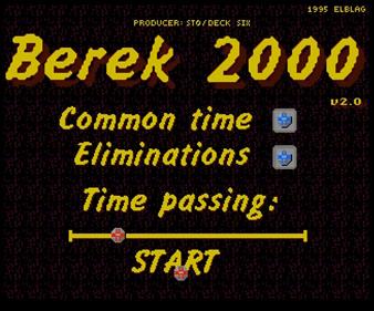 Berek 2000 - Screenshot - Game Title Image