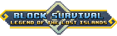 Block Survival: Legend of the Lost Islands - Clear Logo Image
