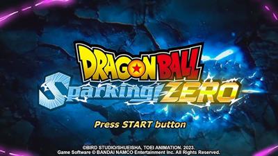 Dragon Ball: Sparking! Zero - Screenshot - Game Title Image