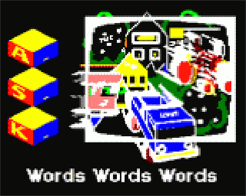 Words, Words, Words - Screenshot - Game Title Image