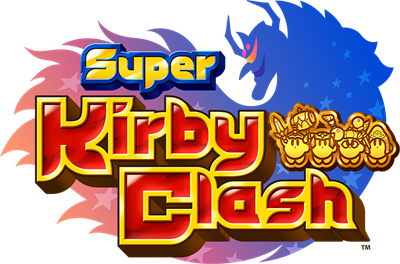 Super Kirby Clash - Clear Logo Image
