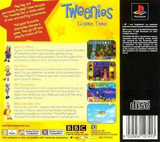 Tweenies: Game Time - Box - Back Image