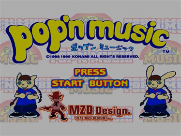 Pop'n Music - Screenshot - Game Title Image