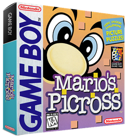 Mario's Picross - Box - 3D Image
