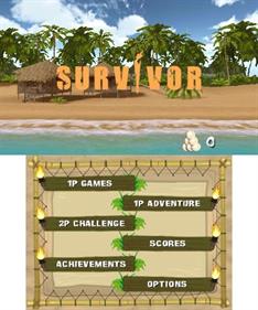 Survivor 3D: The Ultimate Adventure - Screenshot - Game Title Image