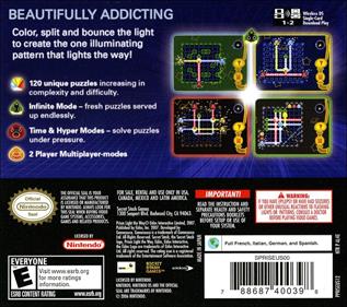 Prism: Light the Way - Box - Back Image