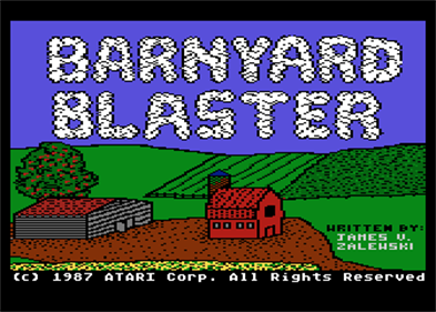 Barnyard Blaster - Screenshot - Game Title Image