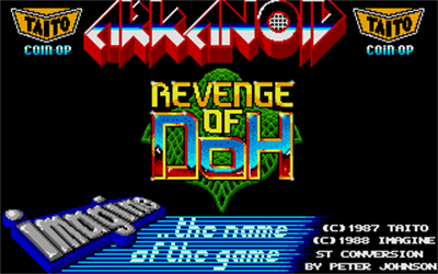 Arkanoid: Revenge of Doh - Screenshot - Game Title Image