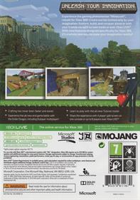 Minecraft: Xbox 360 Edition - Box - Back Image