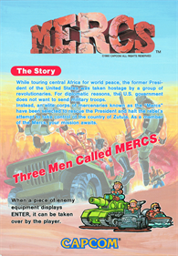 Mercs - Arcade - Controls Information Image