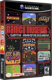 Namco Museum 50th Anniversary - Box - 3D Image