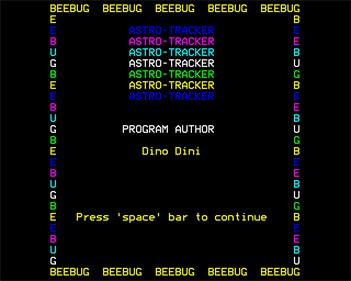 Astro-Tracker - Screenshot - Game Title Image