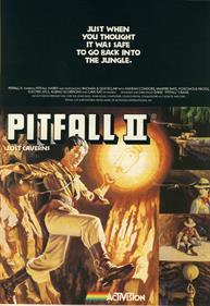 Pitfall II: Lost Caverns - Advertisement Flyer - Front Image
