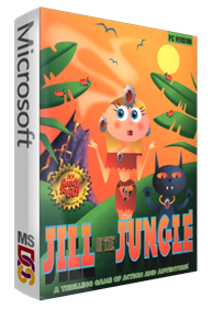 Jill of the Jungle - Box - 3D Image