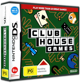 Clubhouse Games - Box - 3D Image