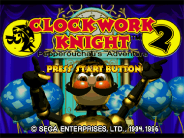Clockwork Knight 2 - Screenshot - Game Title Image