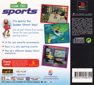 Sesame Street Sports - Box - Back Image