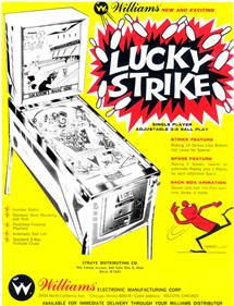 Lucky Strike - Advertisement Flyer - Front Image