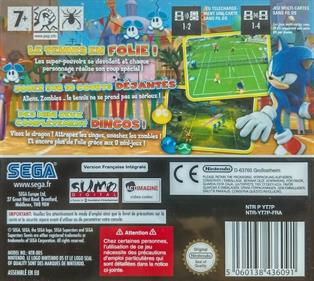 Sega Superstars Tennis - Box - Back Image