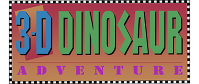 3-D Dinosaur Adventure - Clear Logo Image