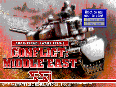 Conflict: Middle East: Arab / Israeli Wars: 1973-? - Screenshot - Game Title Image