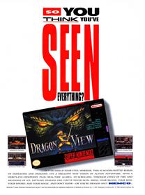Dragon View - Advertisement Flyer - Front Image