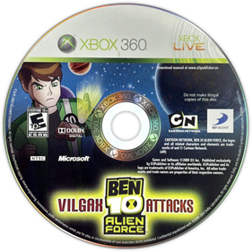 Ben 10: Alien Force: Vilgax Attacks - Disc Image