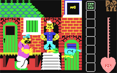Popeye (1986) - Screenshot - Gameplay Image