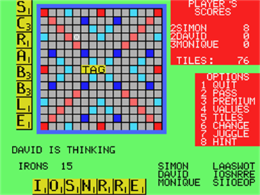 Computer Scrabble - Screenshot - Gameplay Image