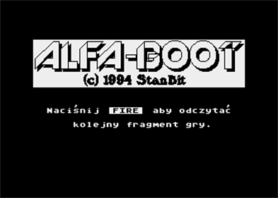 Alfa-Boot - Screenshot - Game Title Image