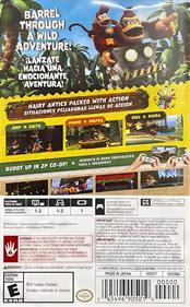 Donkey Kong Country Returns HD - Box - Back Image