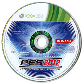 PES 2012: Pro Evolution Soccer - Disc Image