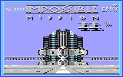 Impossible Mission-II - Screenshot - Game Title Image