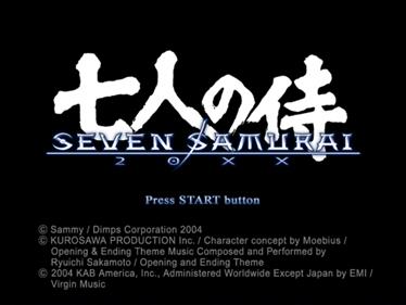 Seven Samurai 20XX - Screenshot - Game Title Image