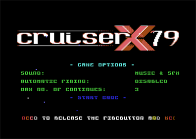 Cruiser-X 79 - Screenshot - Game Select Image