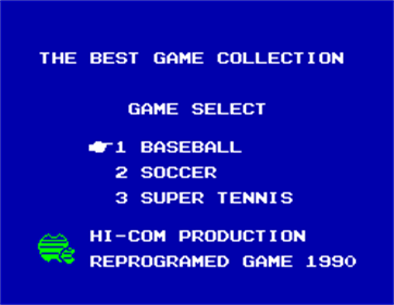 3 in 1: The Best Game Collection B - Screenshot - Game Title Image