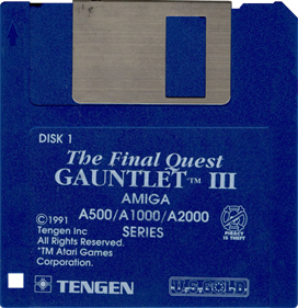 Gauntlet III: The Final Quest - Disc Image