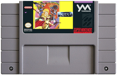 Aretha: Aretha the Super Famicom - Fanart - Cart - Front