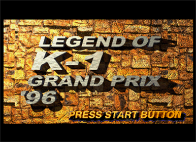 Legend of K-1 Grand Prix '96 - Screenshot - Game Title Image