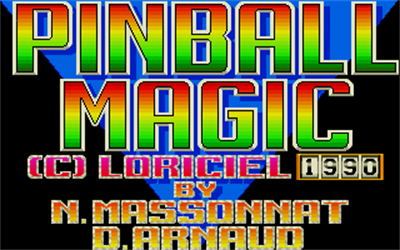 Pinball Magic - Screenshot - Game Title Image