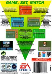 IMG International Tour Tennis - Box - Back Image
