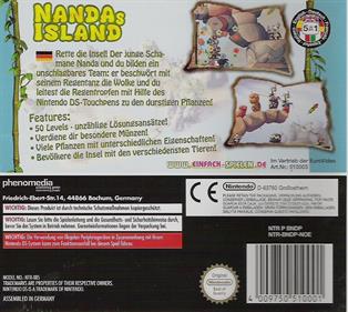 Nanda's Island - Box - Back Image