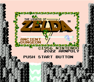 The Legend of Zelda: Ancient Dungeon - Screenshot - Game Title Image